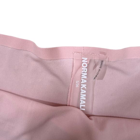 Norma Kamali Halter Turtle Side Slit Gown In Blush - Picture 6 of 8